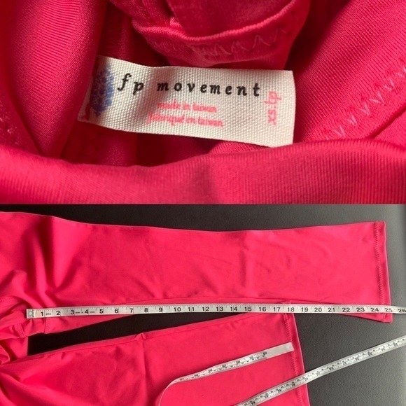 Free People Jumpsuit After Hours Flared Workout Athletic Belted Pink XS NWT - Picture 4 of 12